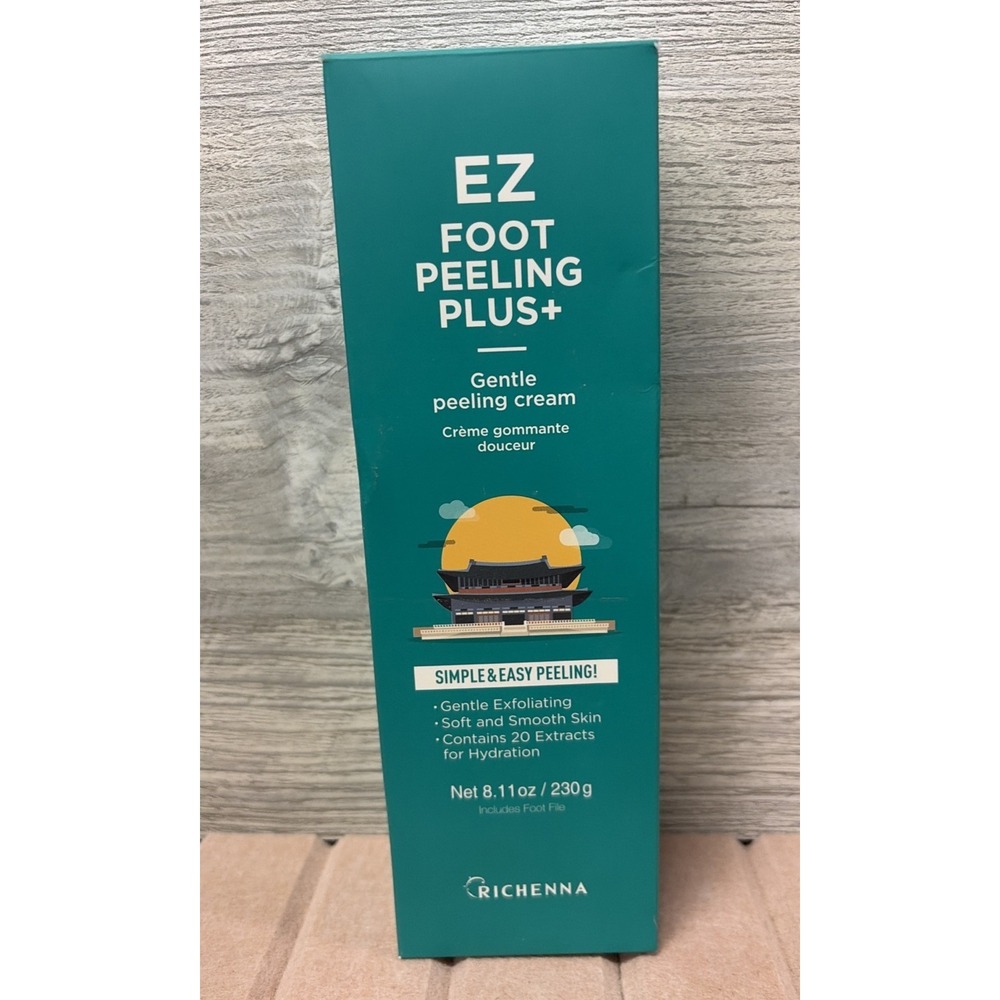 Richenna EZ Foot Peeling Plus Gentle Cream SEALED (C6)